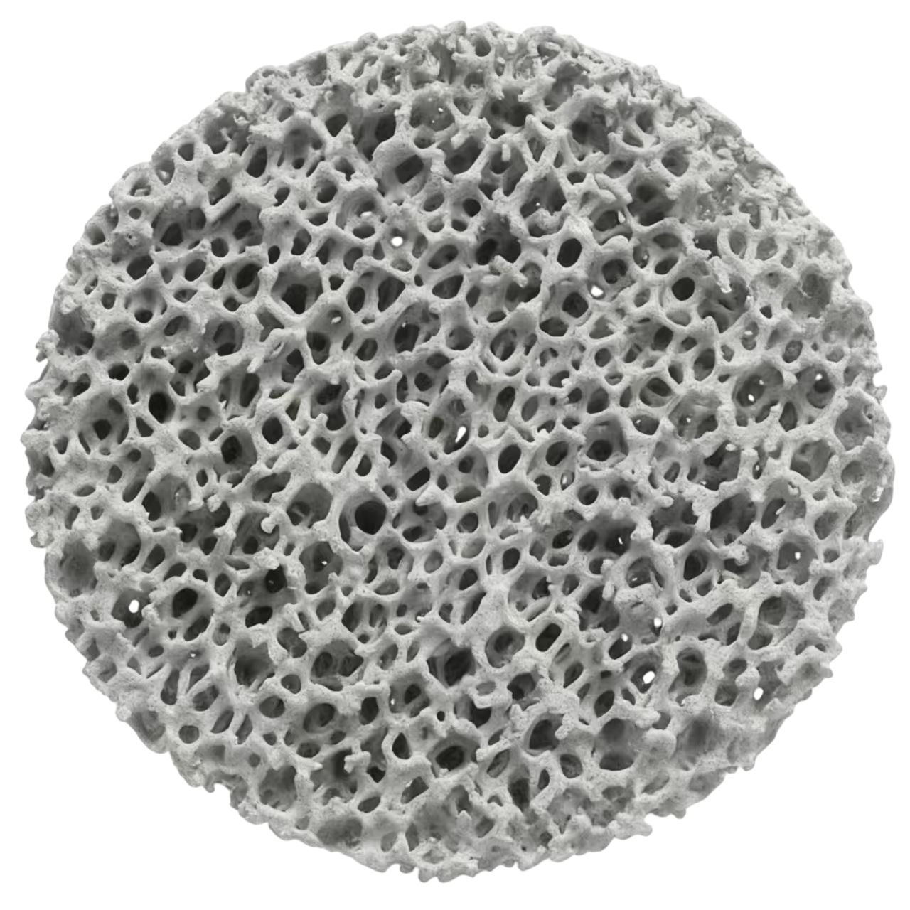 Foam ceramic filter sheet